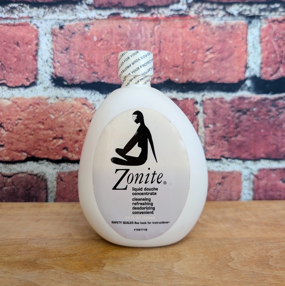 Zonite Liquid Douche Concentrate, 12 Fluid Ounces, New & Sealed